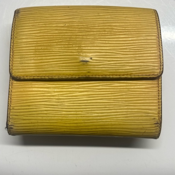 CUSTOM Louis Vuitton Epi 2 Snap Wallet ANTIQUE BRONZE Athentic - Picture 7 of 12